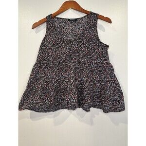 Madewell Fieldwalk Floral Tiered Tank Top small